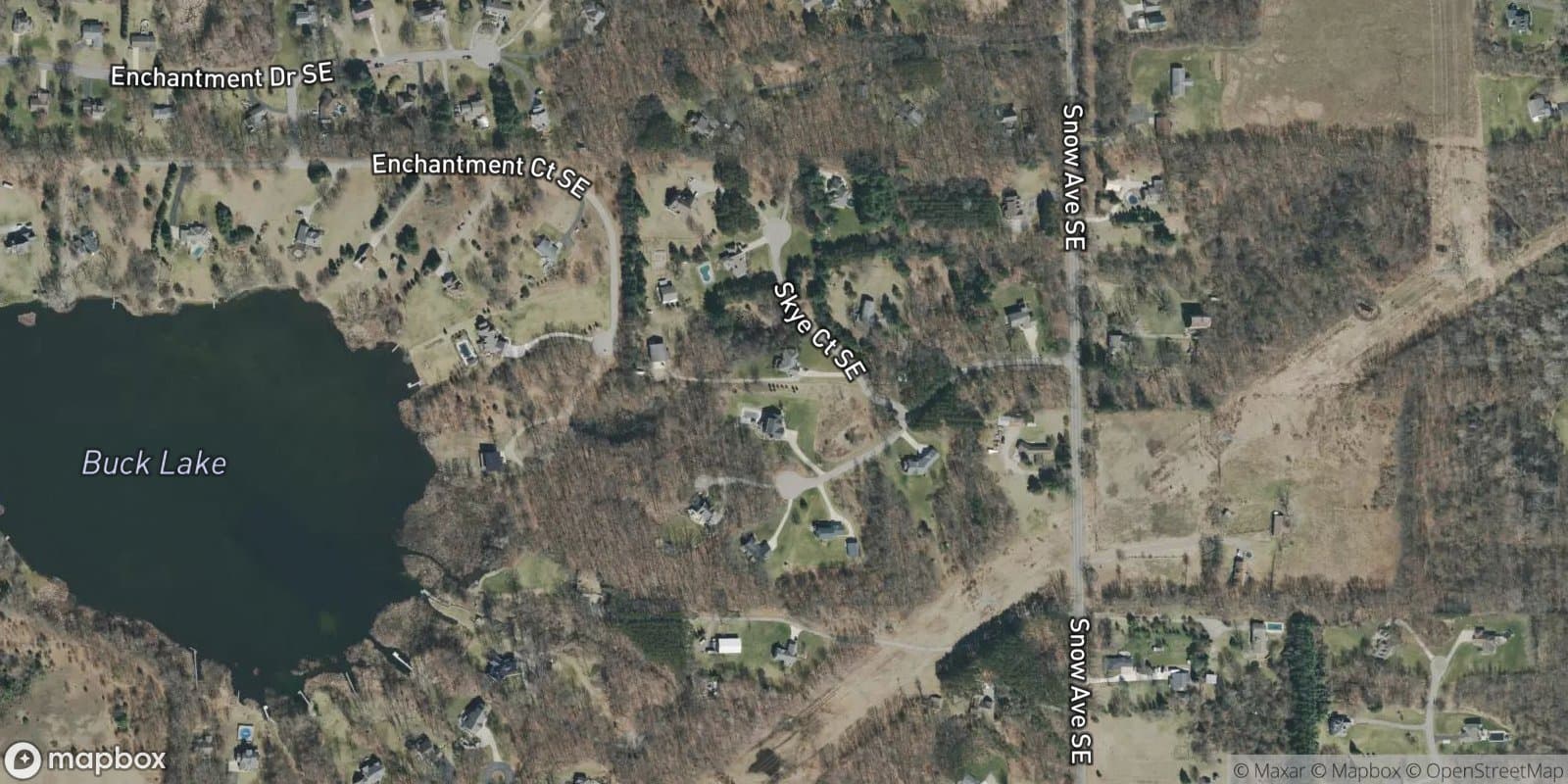 Snowberry — satellite view