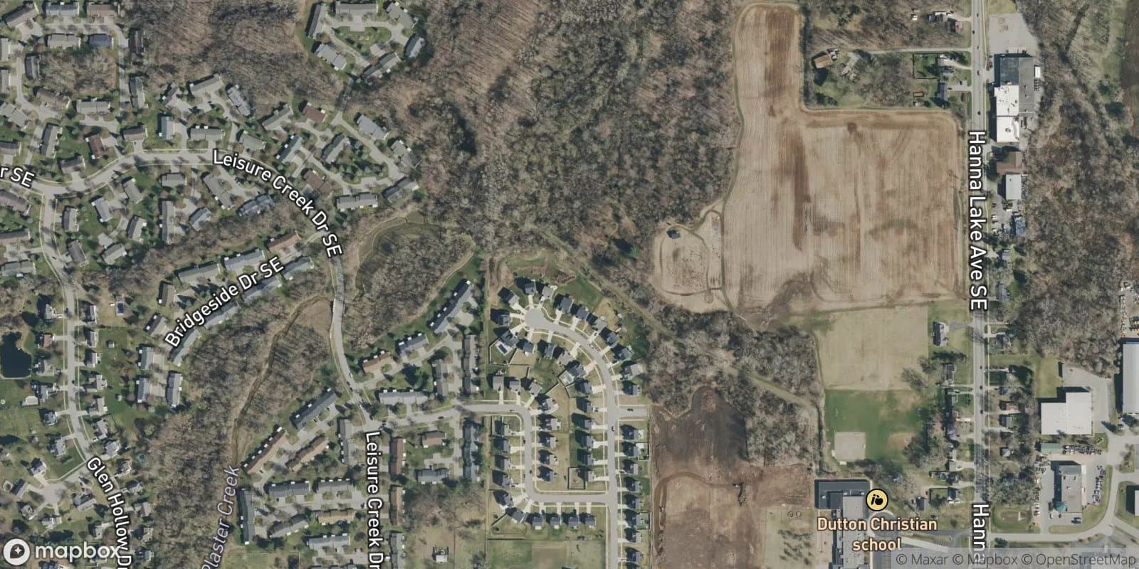 Hanna Lake Trails — satellite view