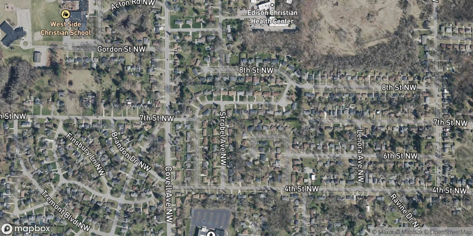 Westview Plat — satellite view