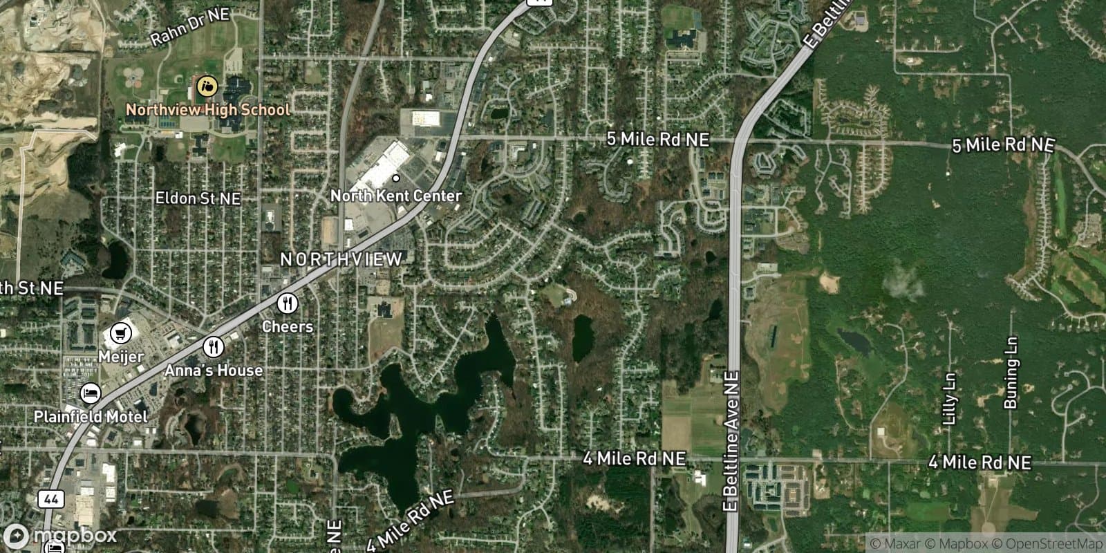 Northville — satellite view