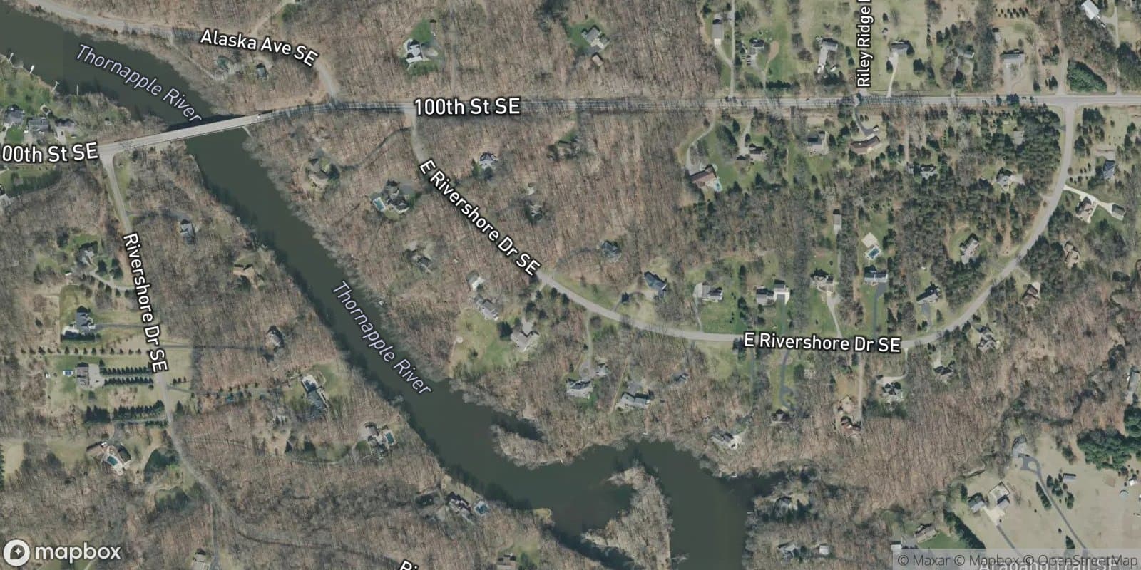 East River Shore Estates — satellite view