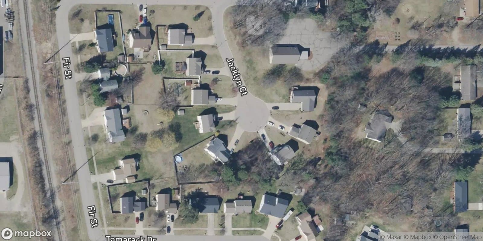 Jacklyn Court Plat — satellite view