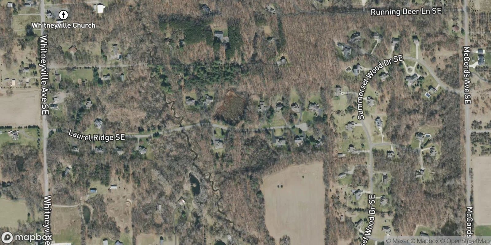 Laurel Ridge — satellite view