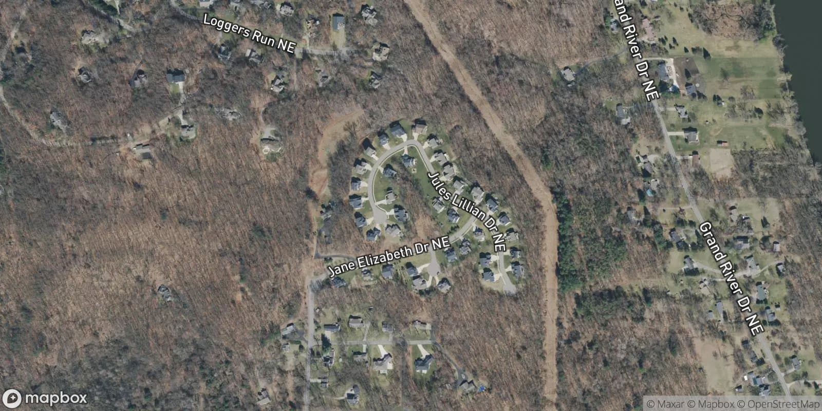 Sycamore Woods — satellite view