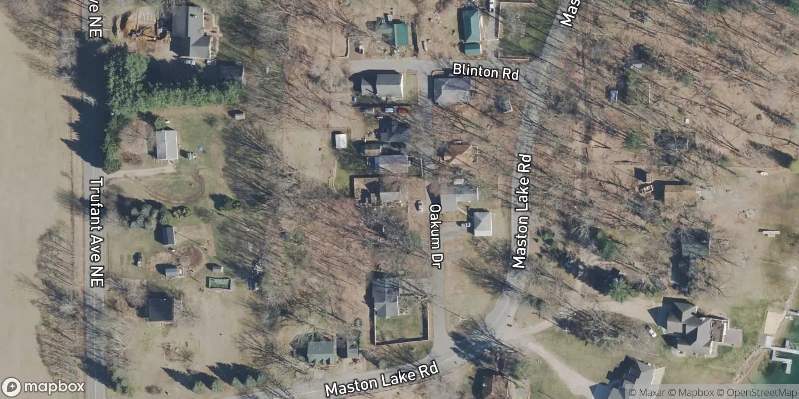 Lakeview Park Blue Lake — satellite view