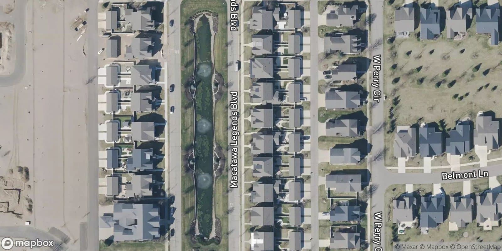The Townhomes of Macatawa Legends — satellite view
