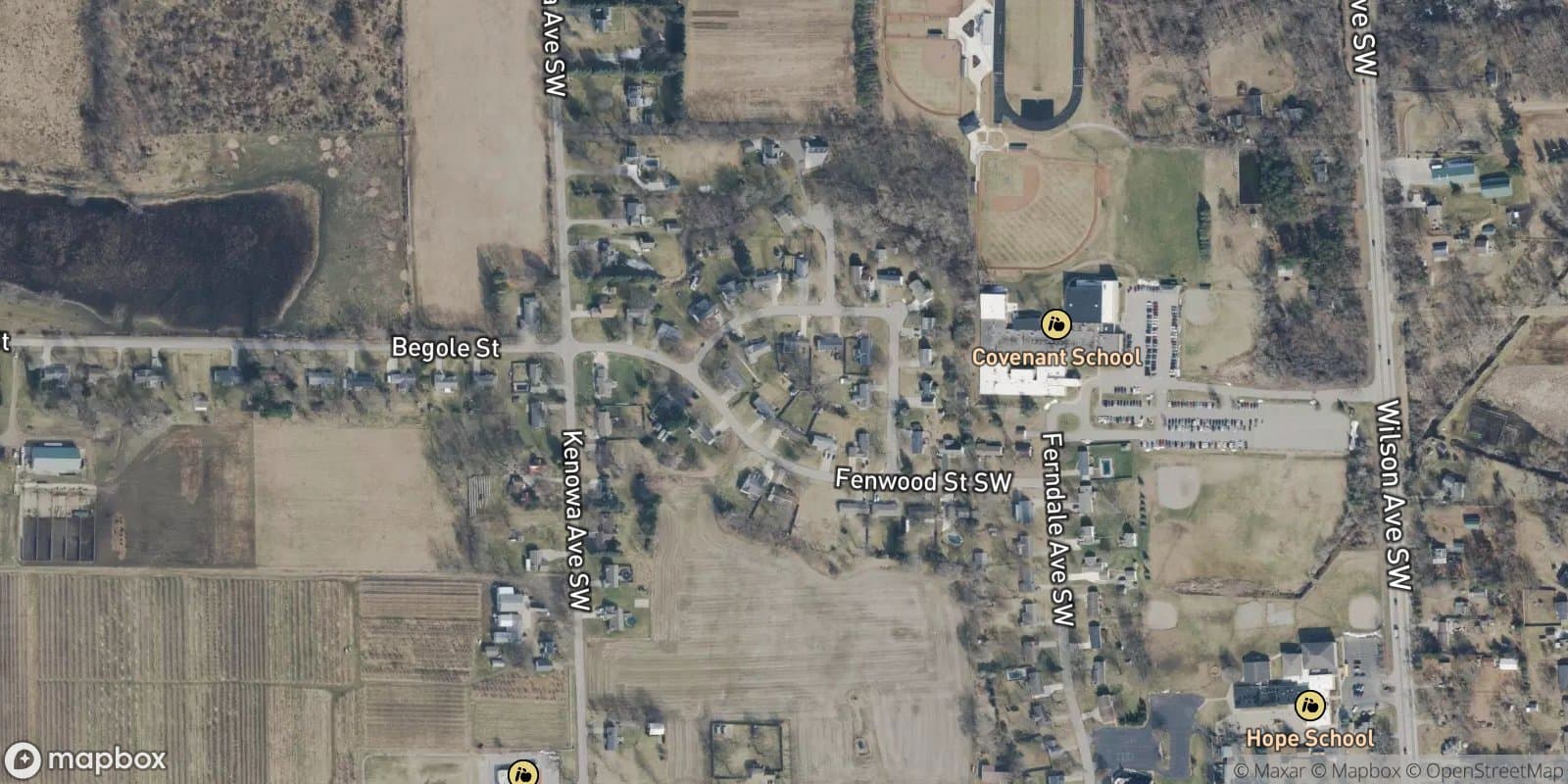 Fenske Plat No. 1 — satellite view