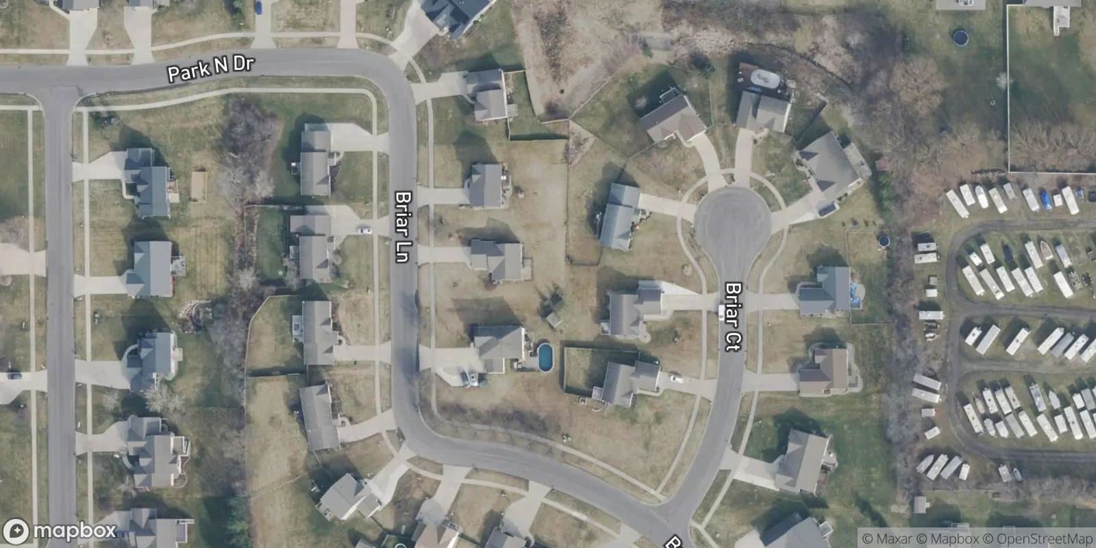 Hager Pointe — satellite view