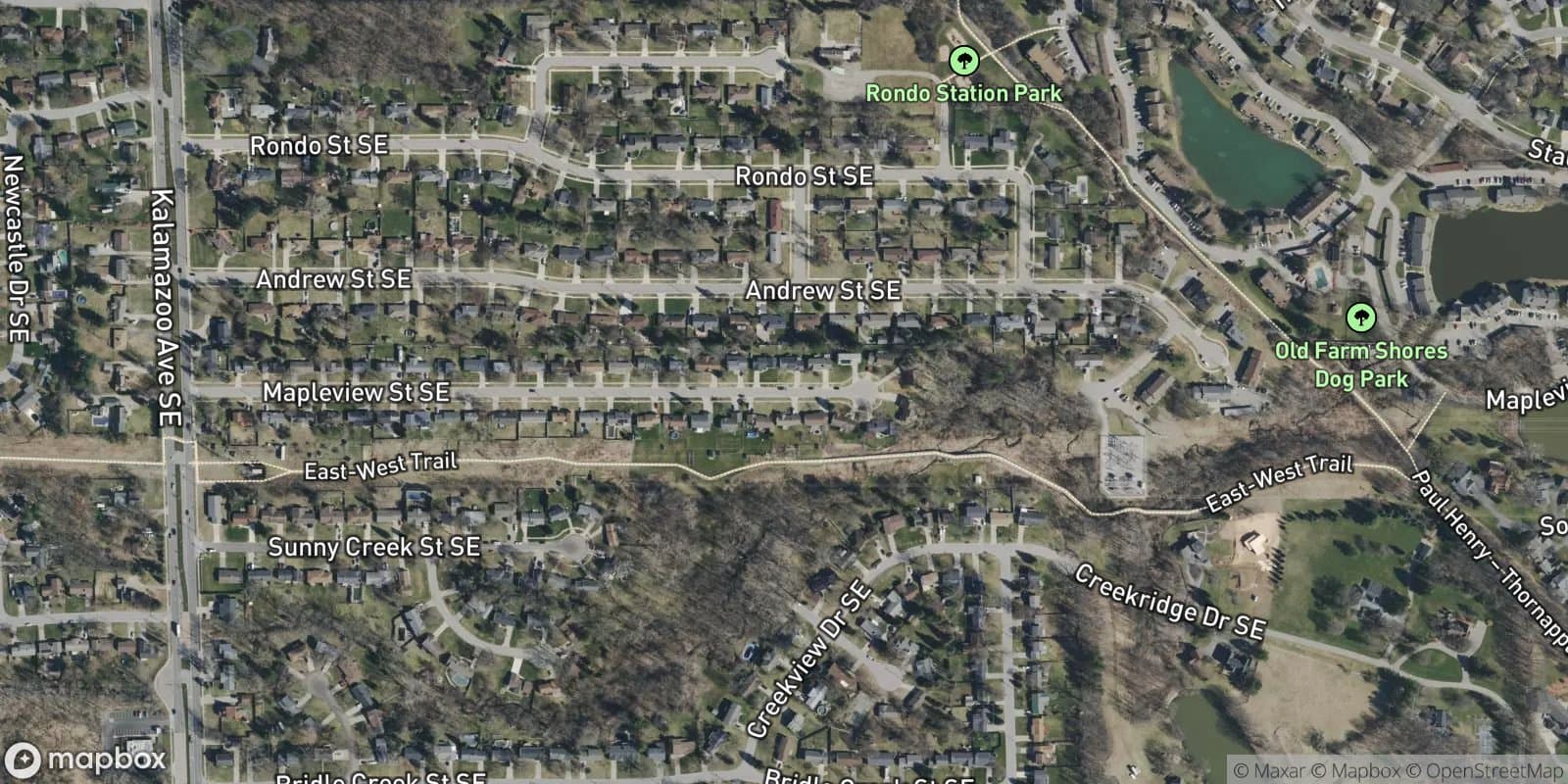 Mapleview Estates — satellite view