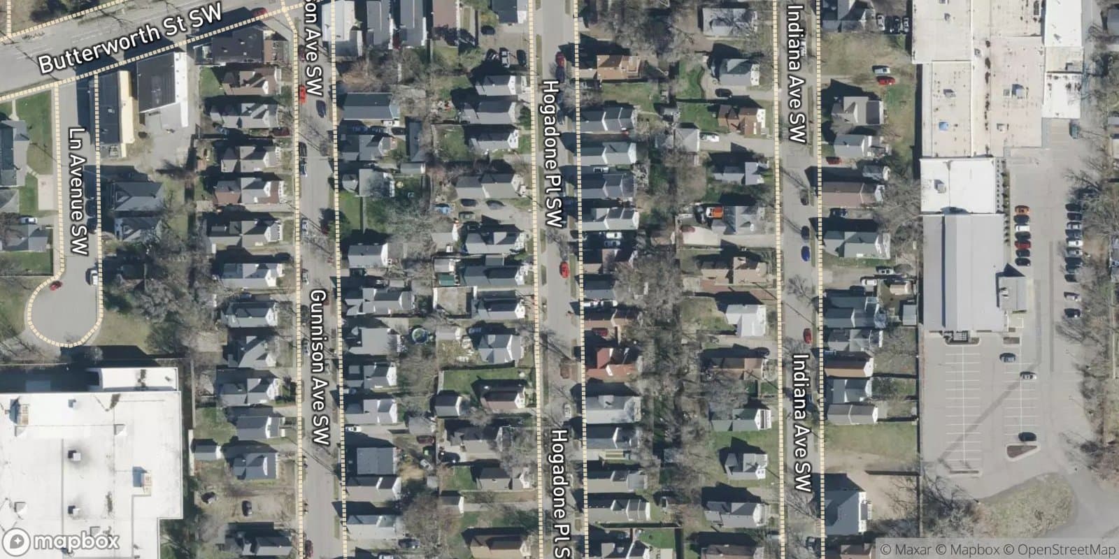 Butterworth Ave. Add. — satellite view