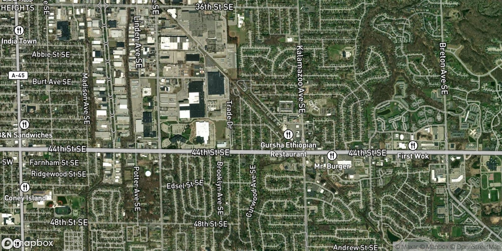 Langdon Plat No. 1 — satellite view