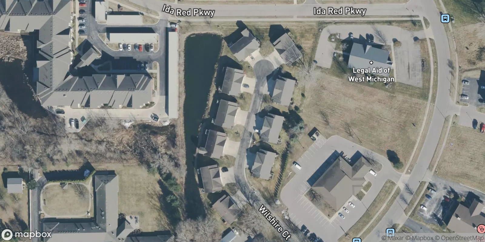 Wilshire Estates — satellite view