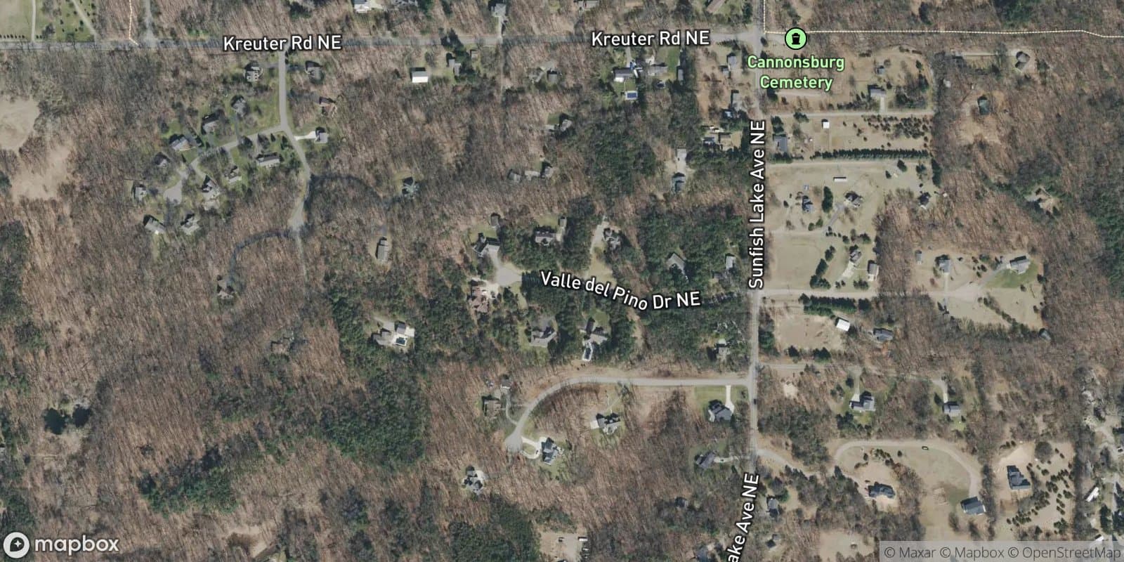 Valle Del Pino — satellite view