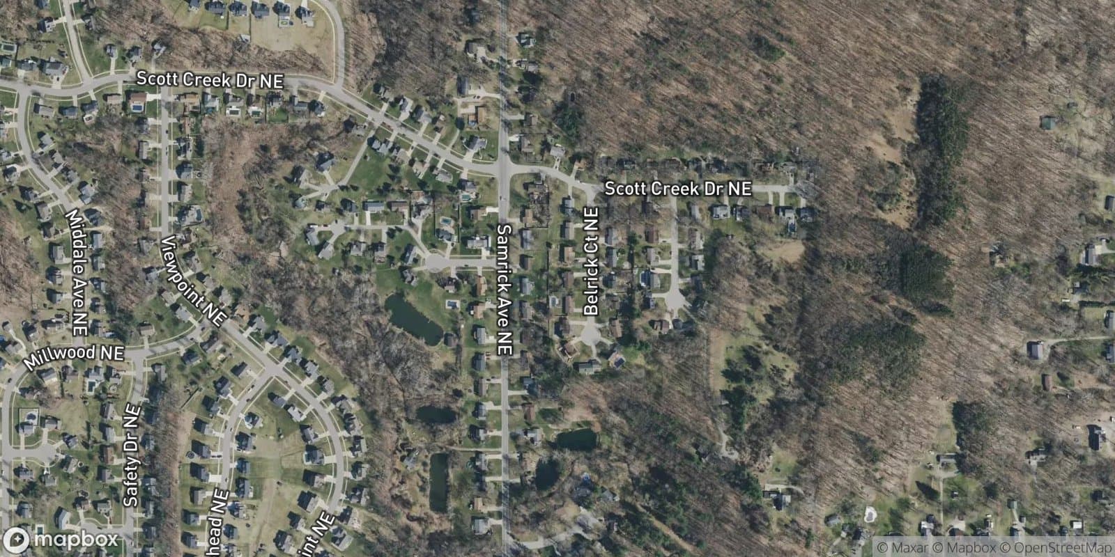 Scott Creek Plat — satellite view