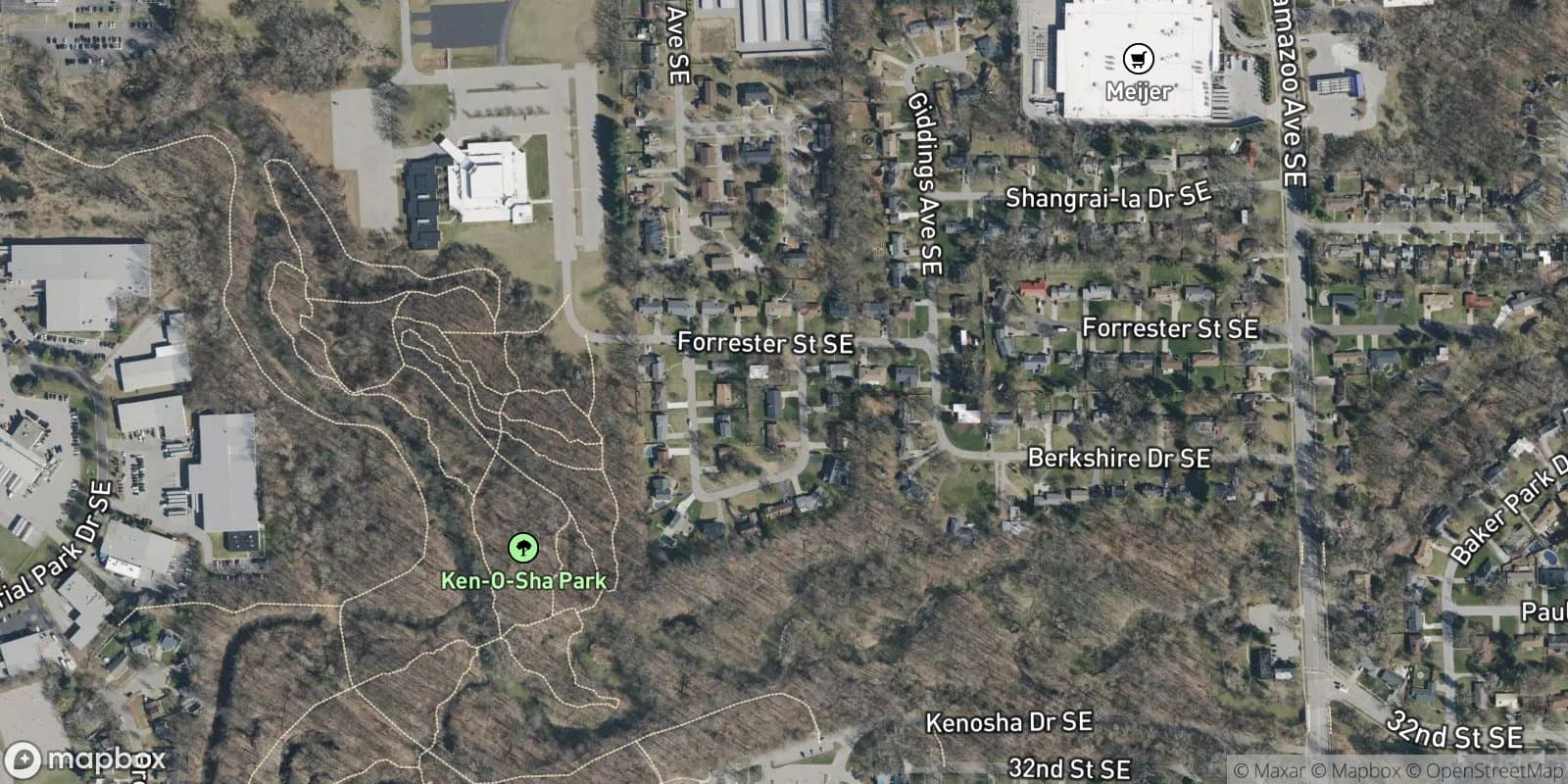 Bittersweet Acres — satellite view