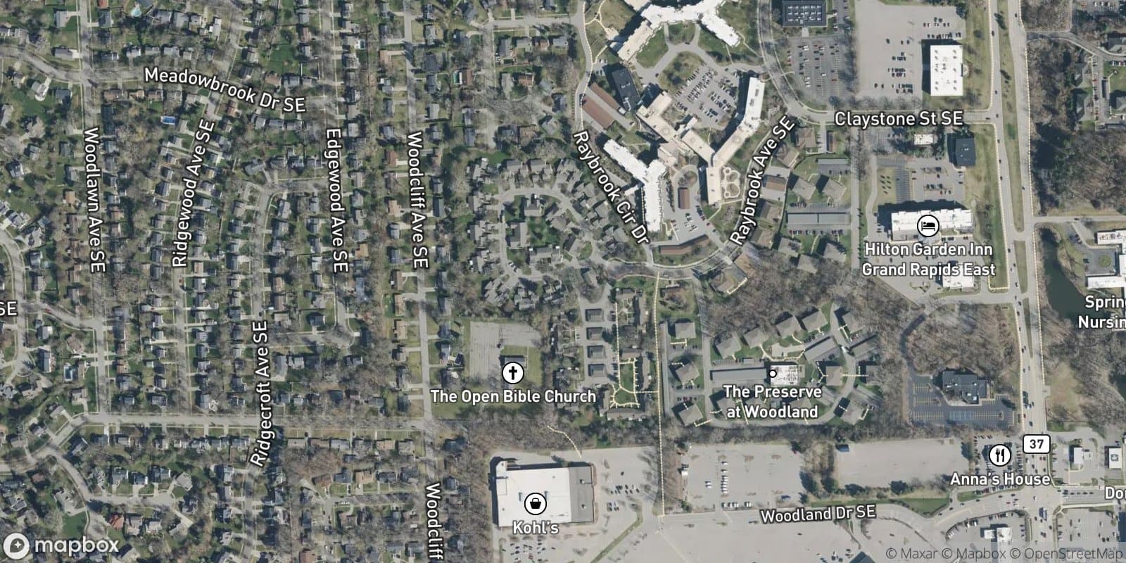 Radcliffe Village Condominiums — satellite view