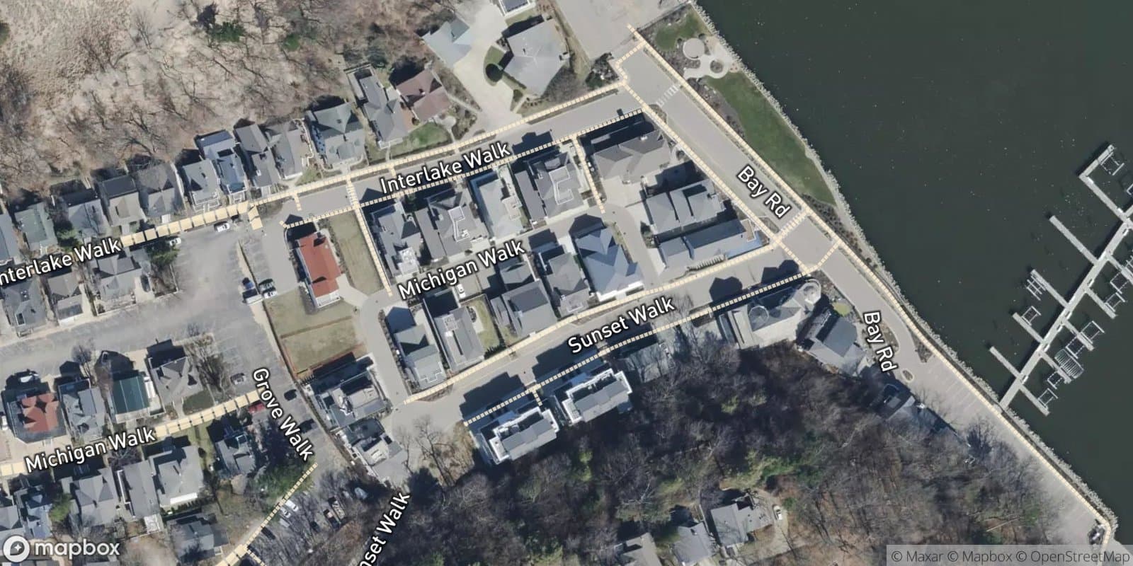 The Cottages at Point West — satellite view