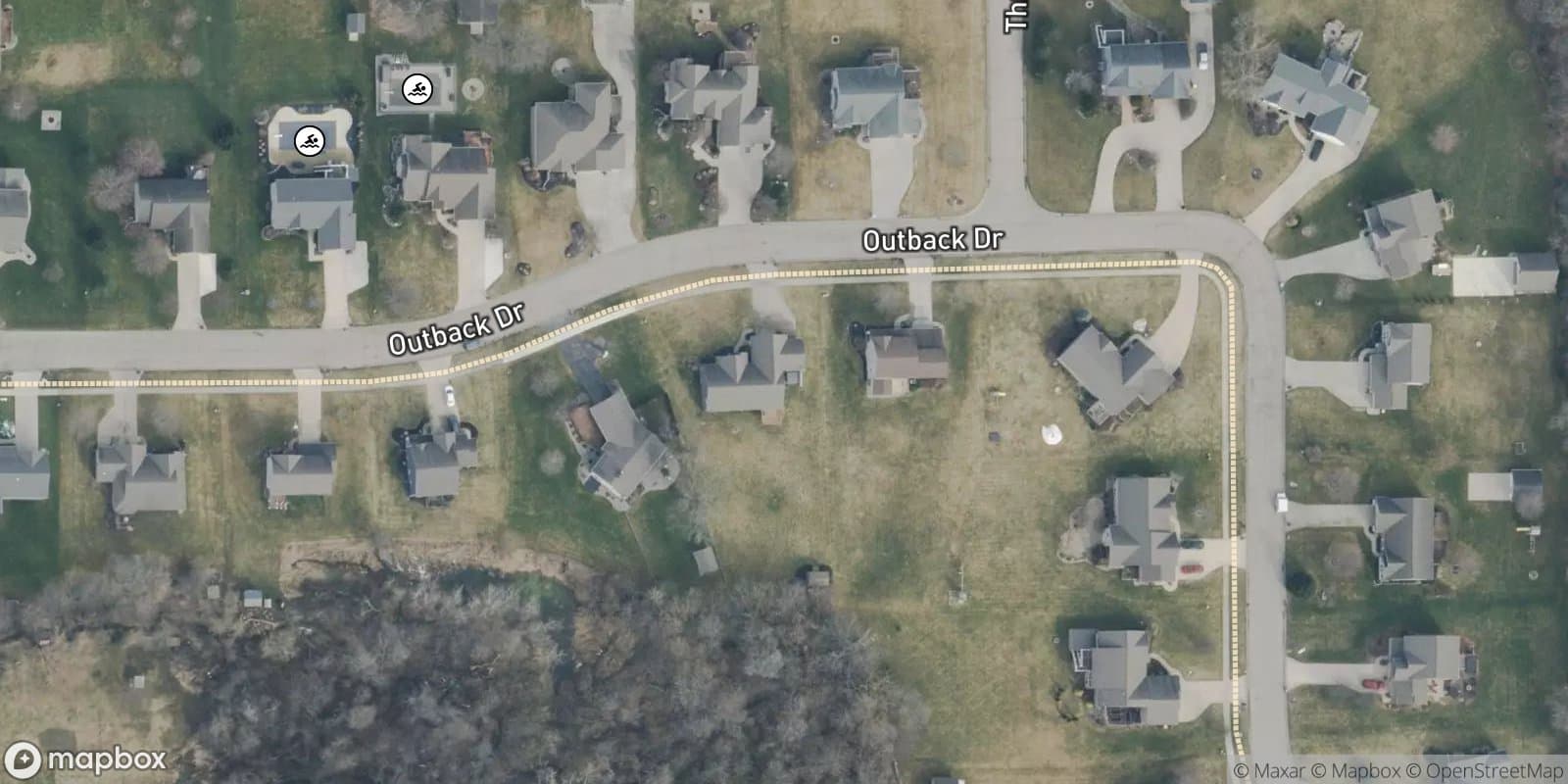 Country Acres — satellite view