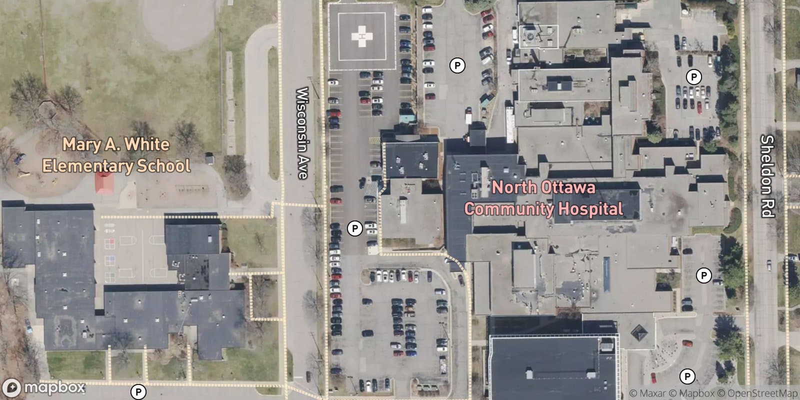 Oakes-Peter Sub — satellite view