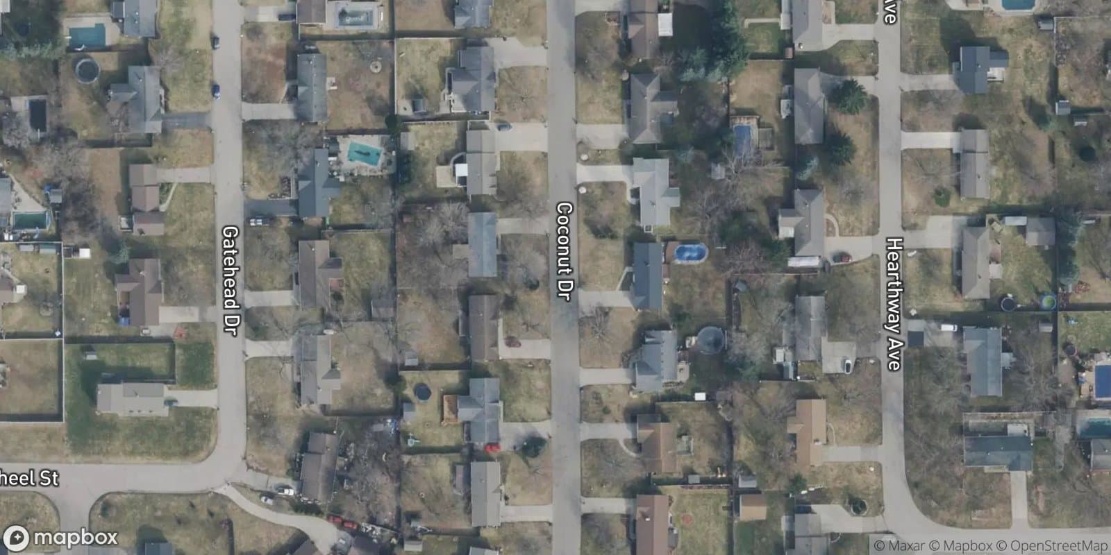 Shrine Estates East — satellite view