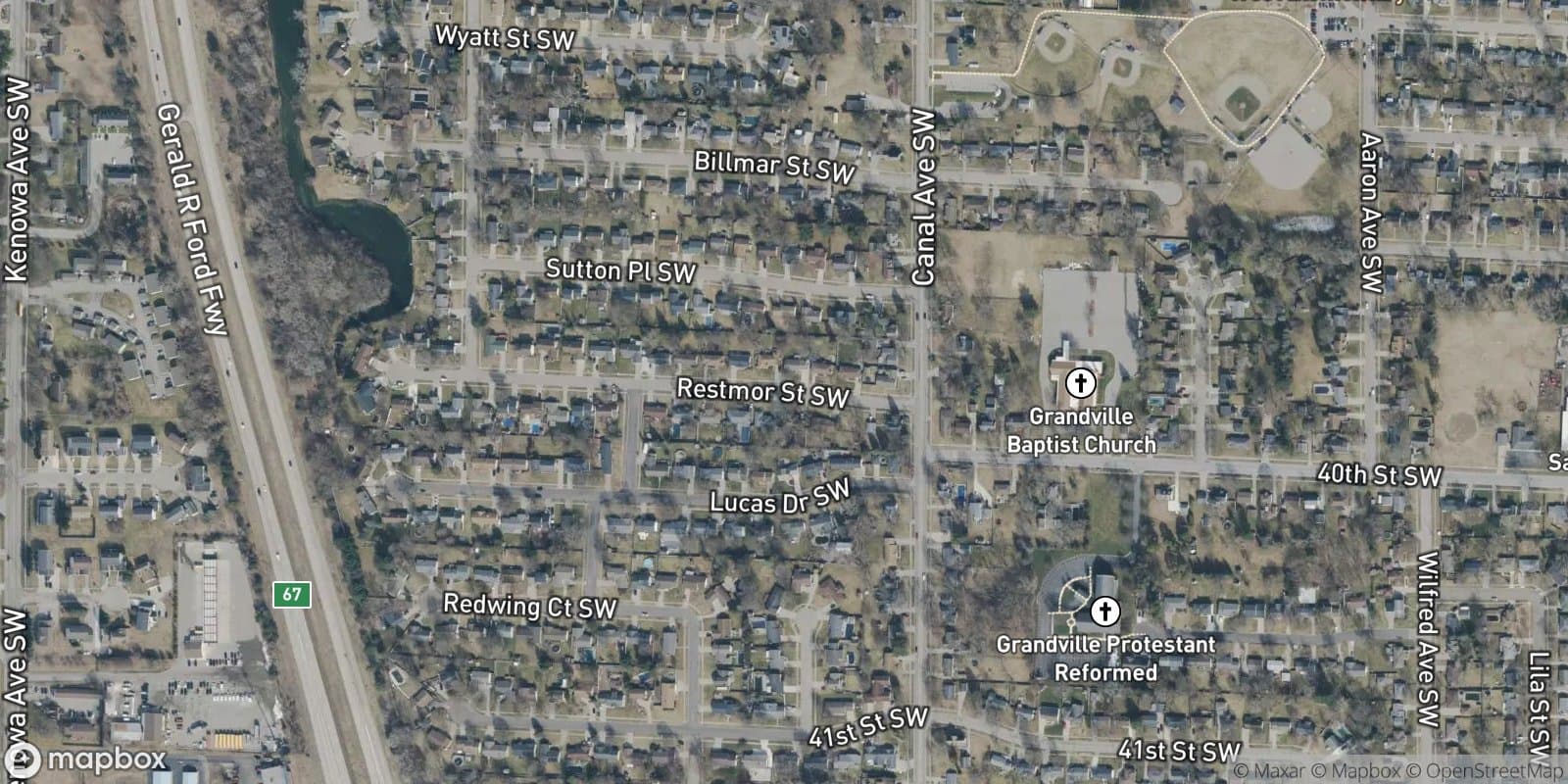 Restmor Plat — satellite view