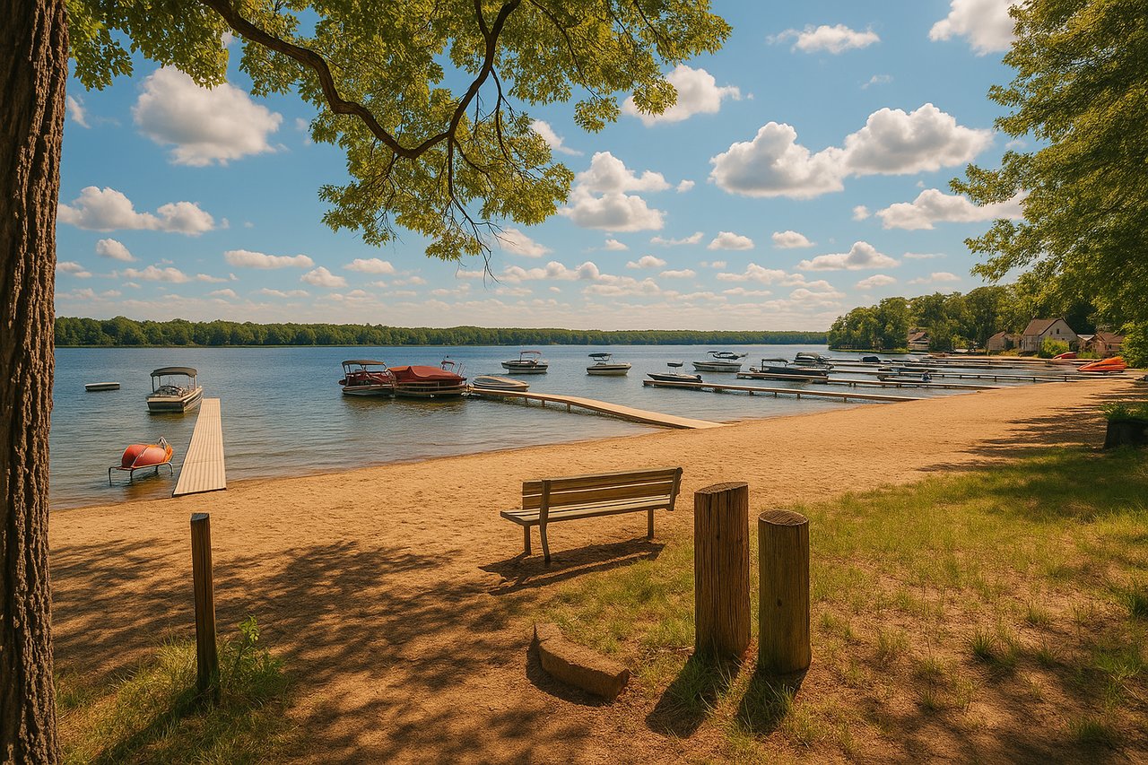 Street view of Duck Lake