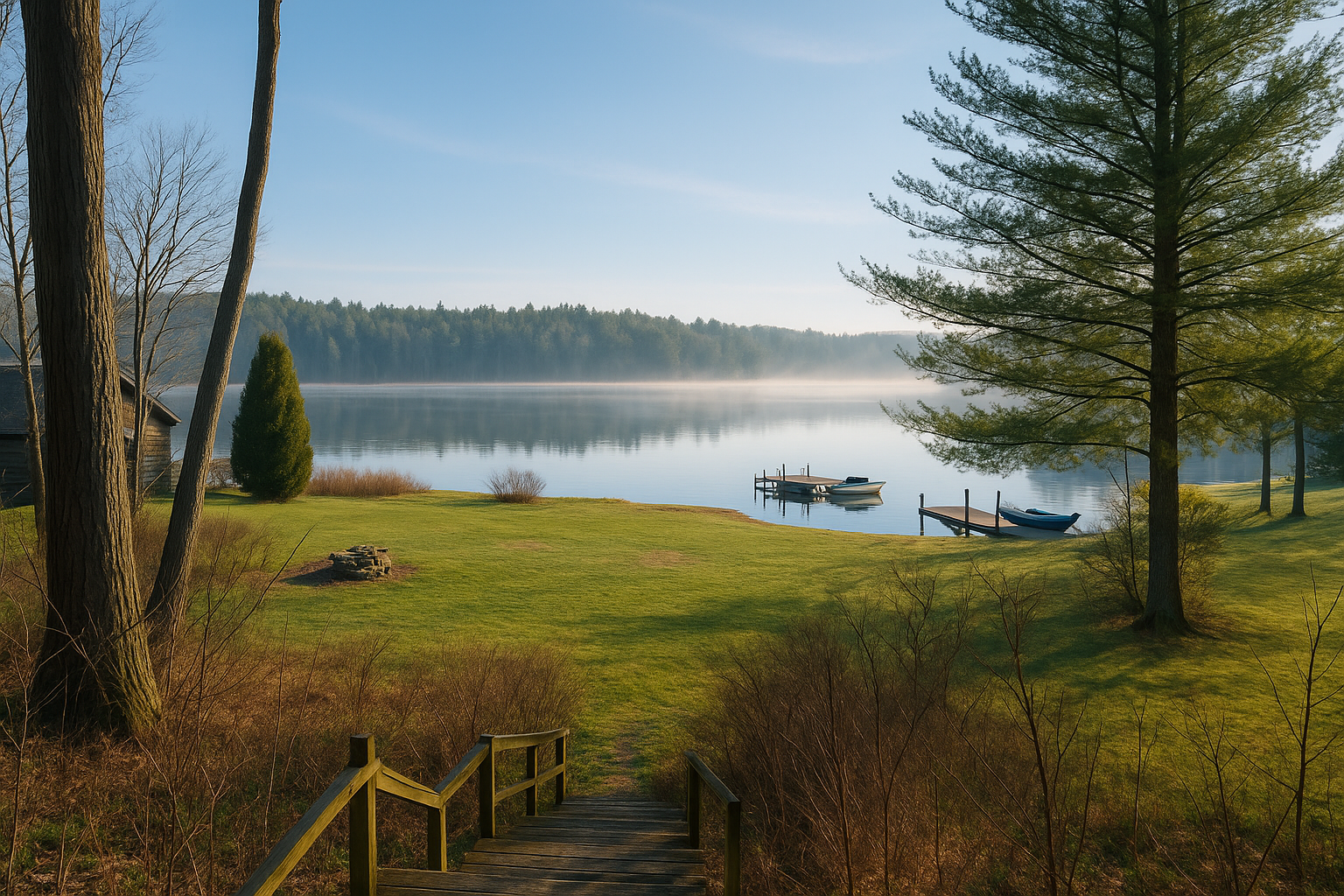 Street view of Duck Lake