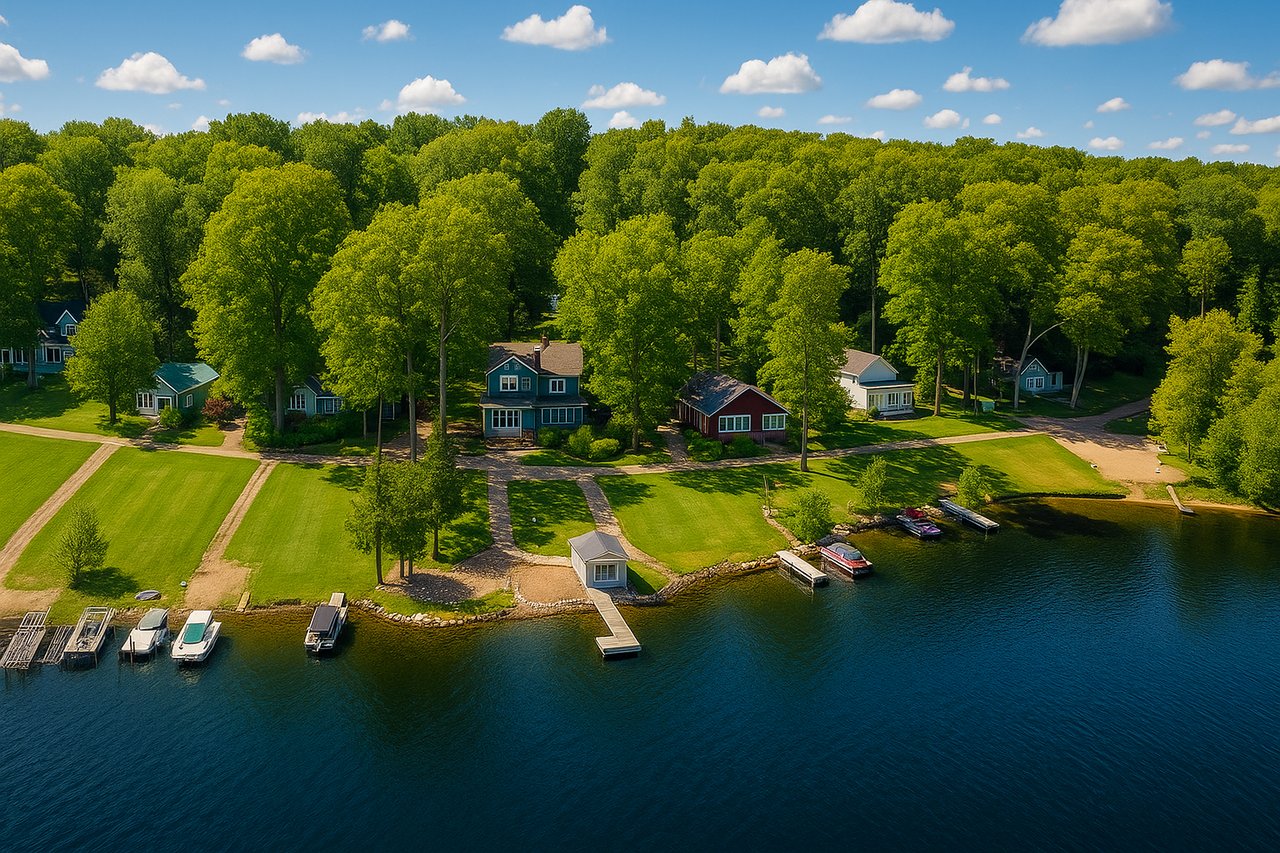 Street view of Horseshoe Lake