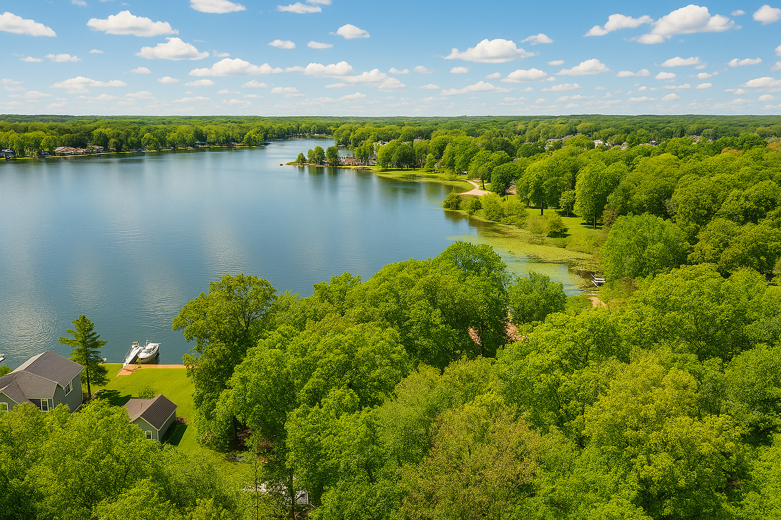Street view of Myers Lake
