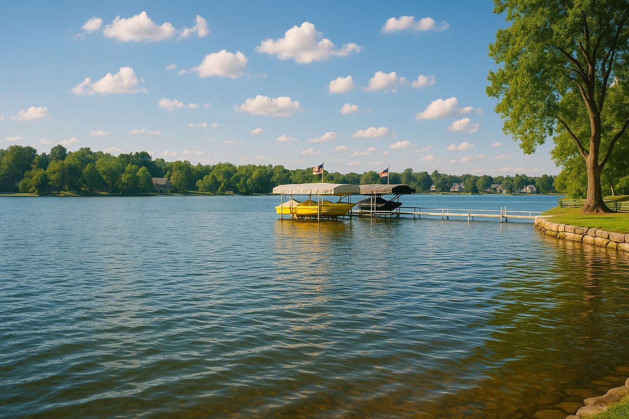 Street view of Reeds Lake