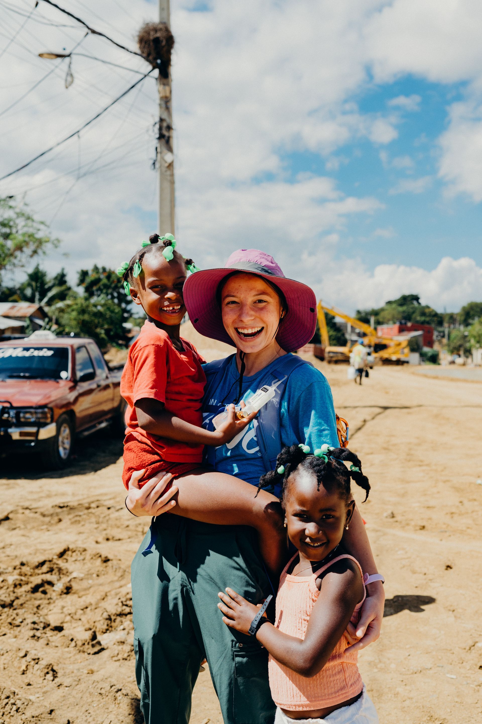 Medical mission team serving a community in the Dominican Republic