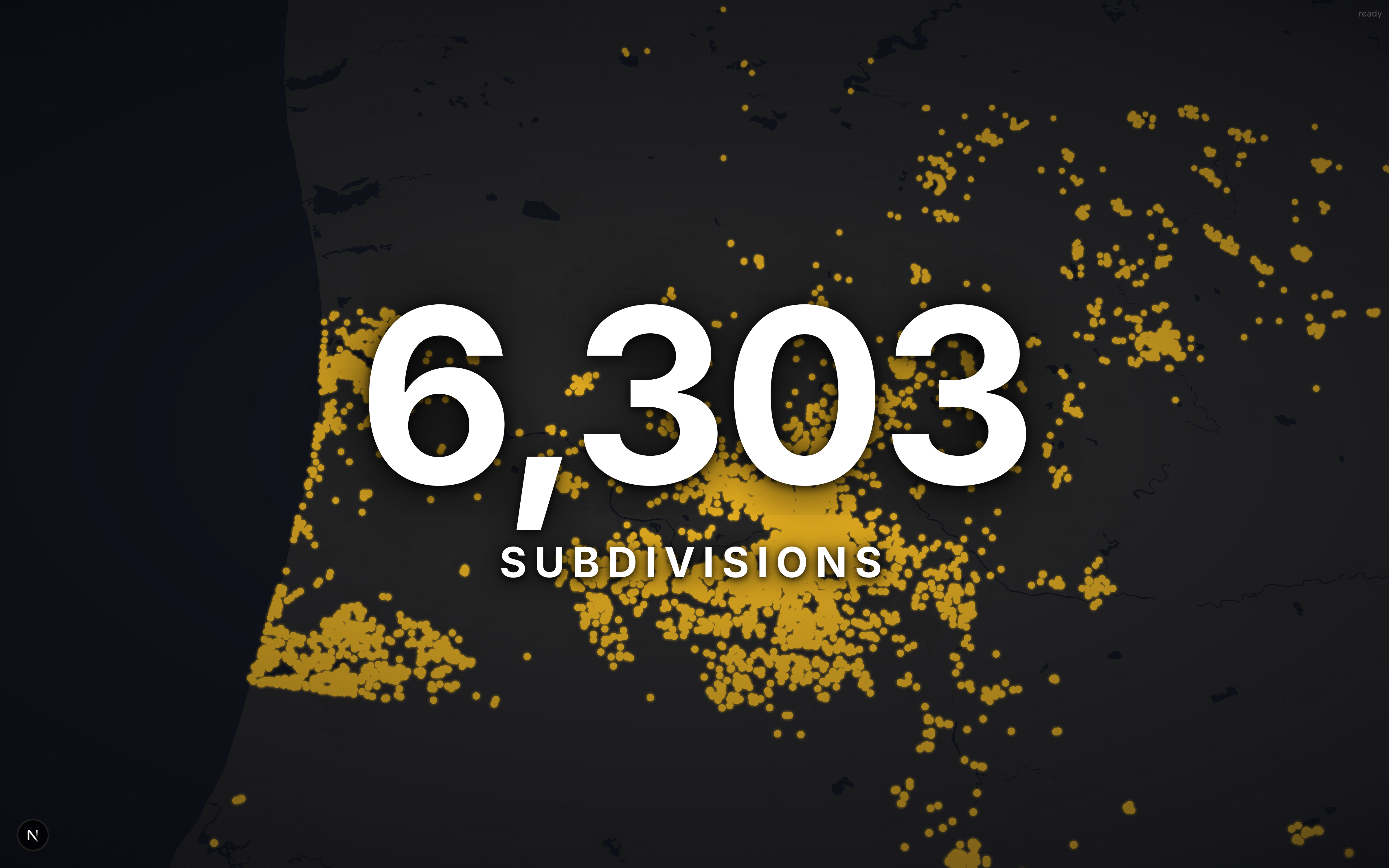 6,303 subdivisions